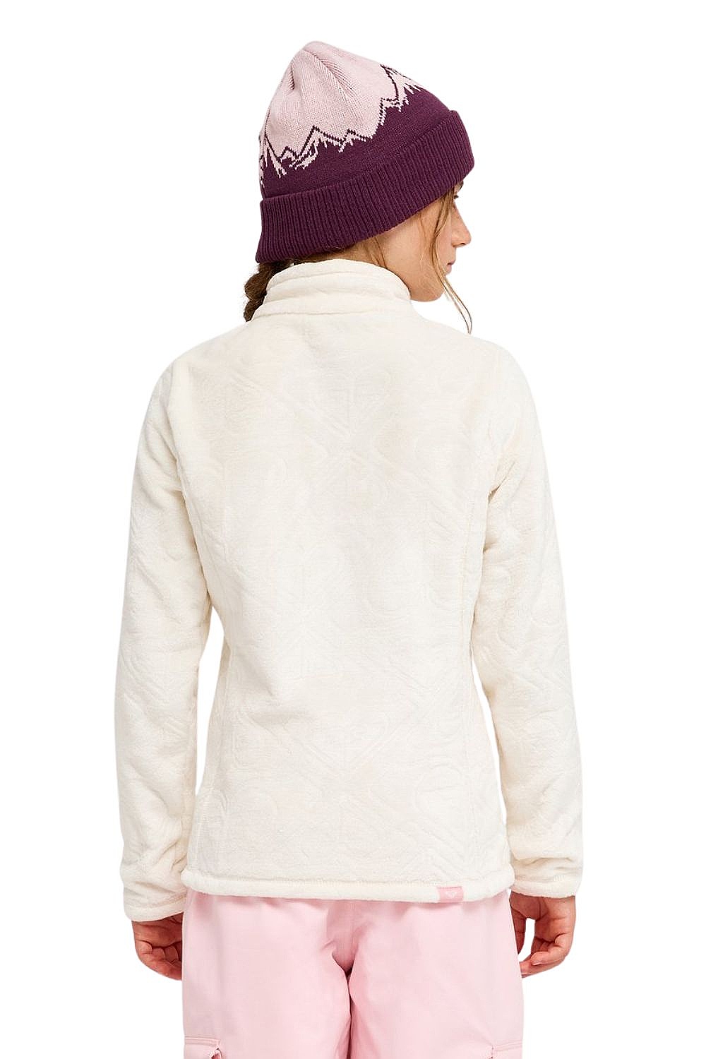 sweat-shirt Roxy Igloo Zip - WCF0/Whisper White - girl´s