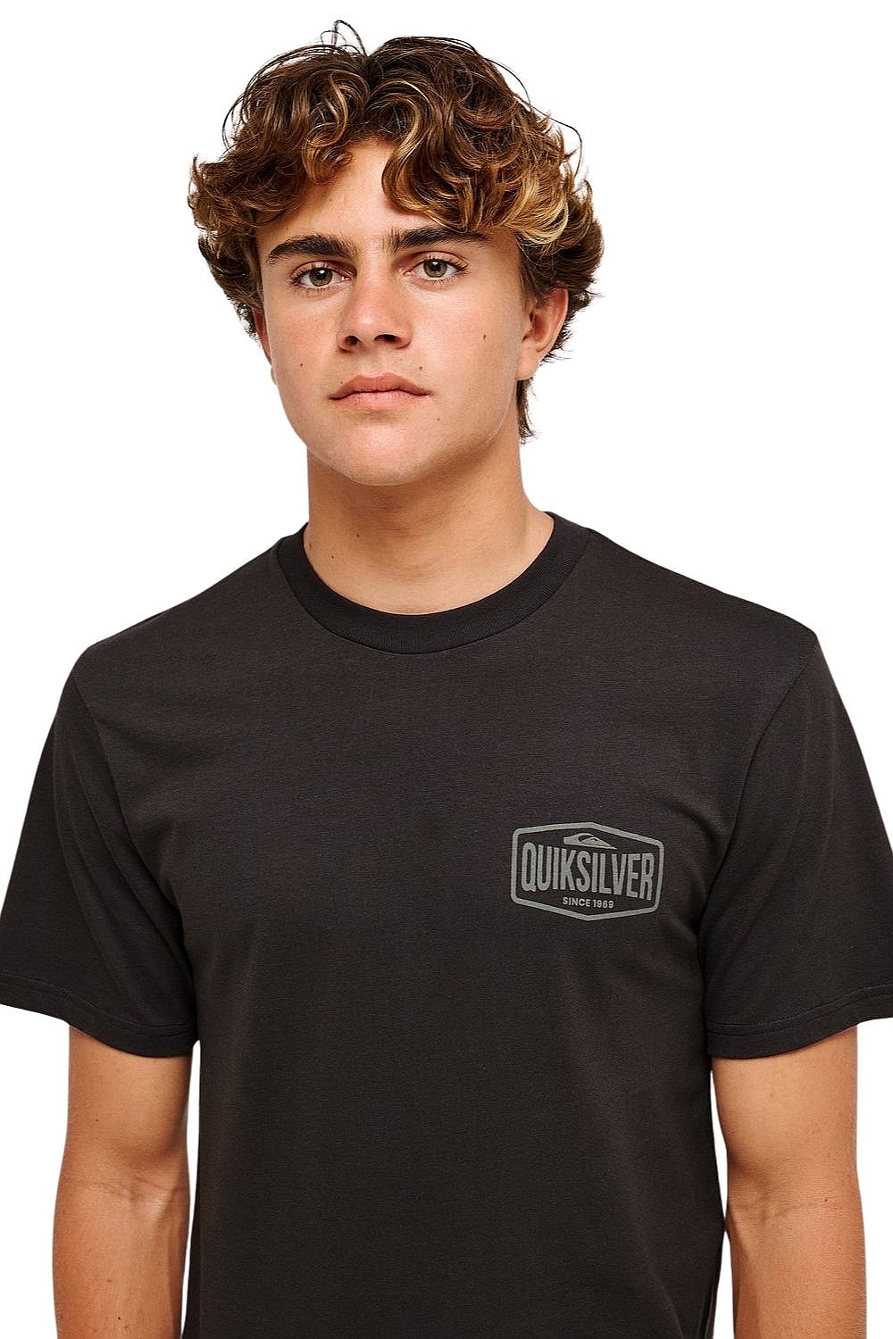 T-shirt Quiksilver Ev Surf Garage - KTA0/Tarmac - men´s
