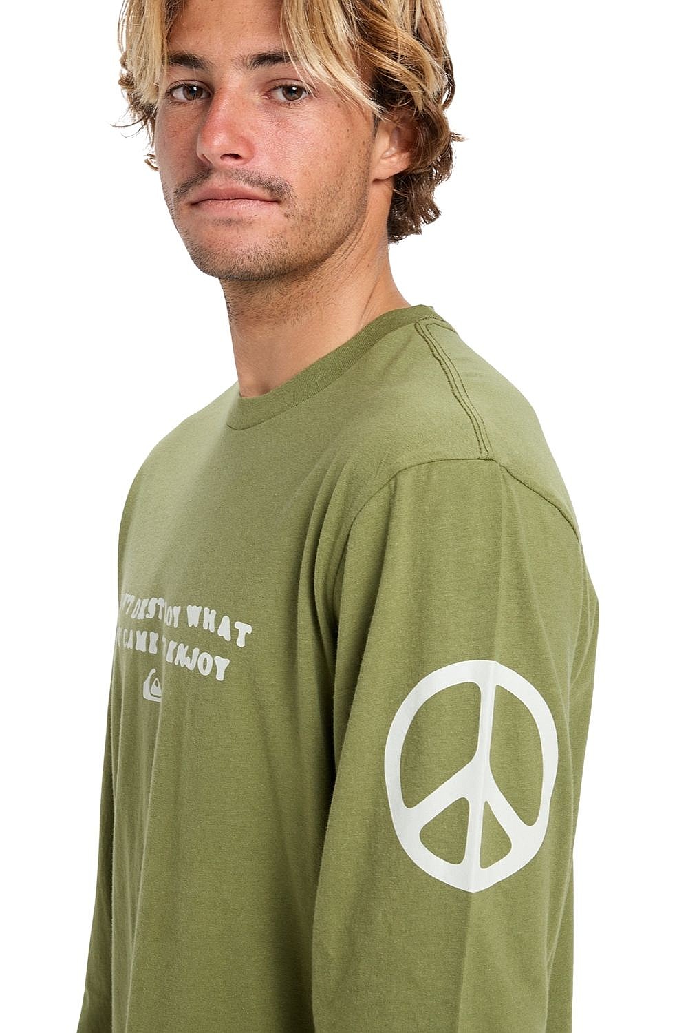 T-shirt Quiksilver Ev Cold Ways LS - GNG0/Loden Green - men´s