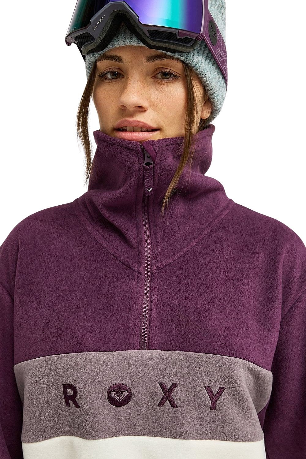 sweat-shirt Roxy Icedrift Layer - PSJ0/Blackberry Wine - women´s