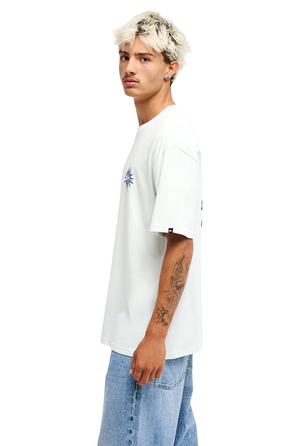 T-shirt Quiksilver Flow - SEF0/Ice Flow - men´s