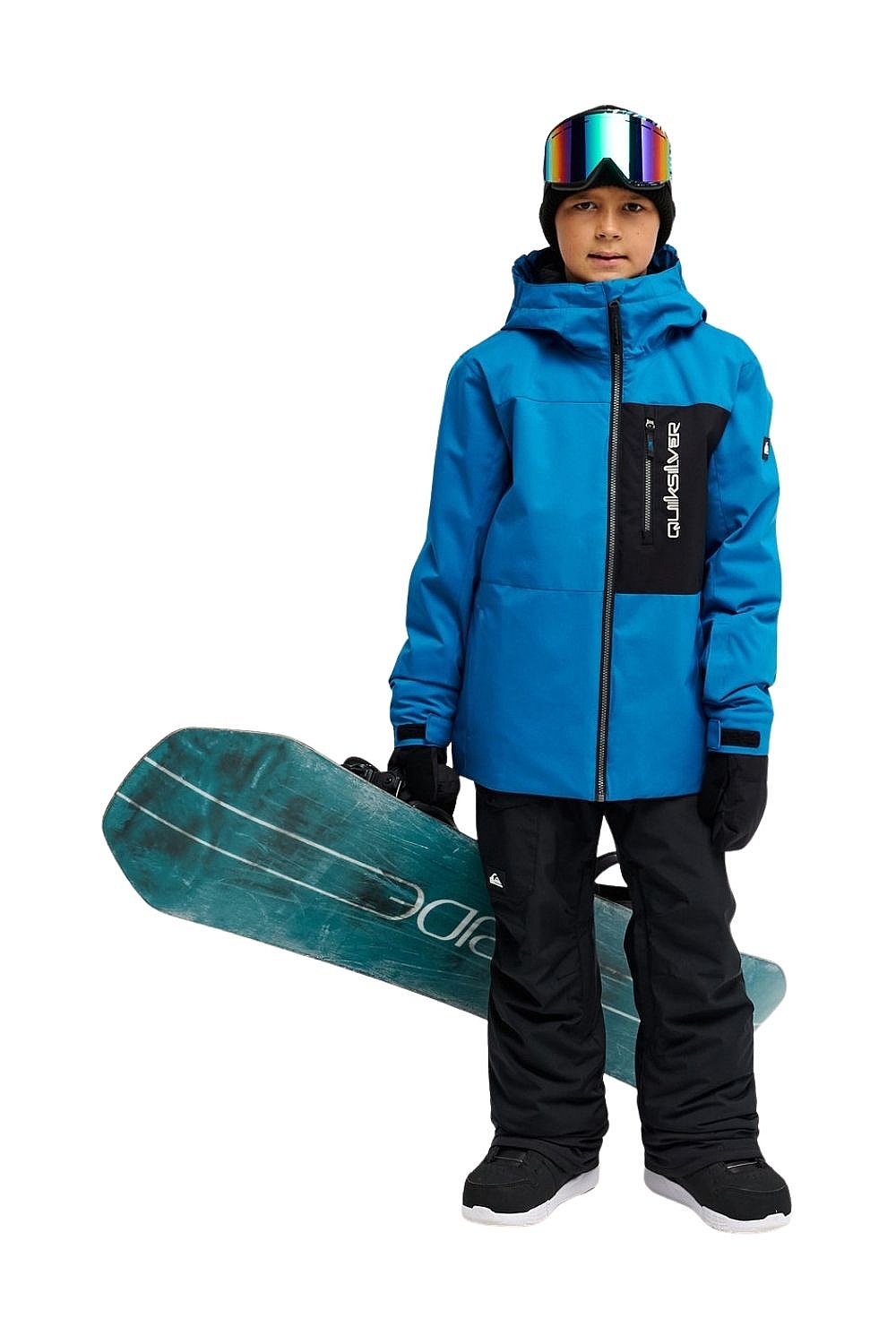 jacket Quiksilver Sycamore - BRN0/Seaport - boy´s