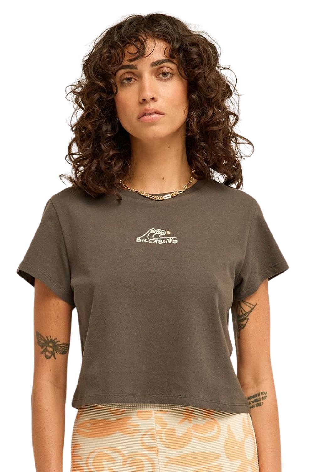 T-Shirt Billabong Carry On Baby - RAV/Raven - women´s