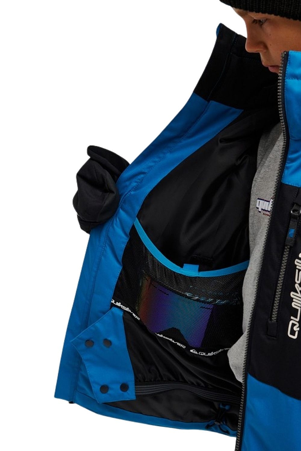 jacket Quiksilver Sycamore - BRN0/Seaport - boy´s