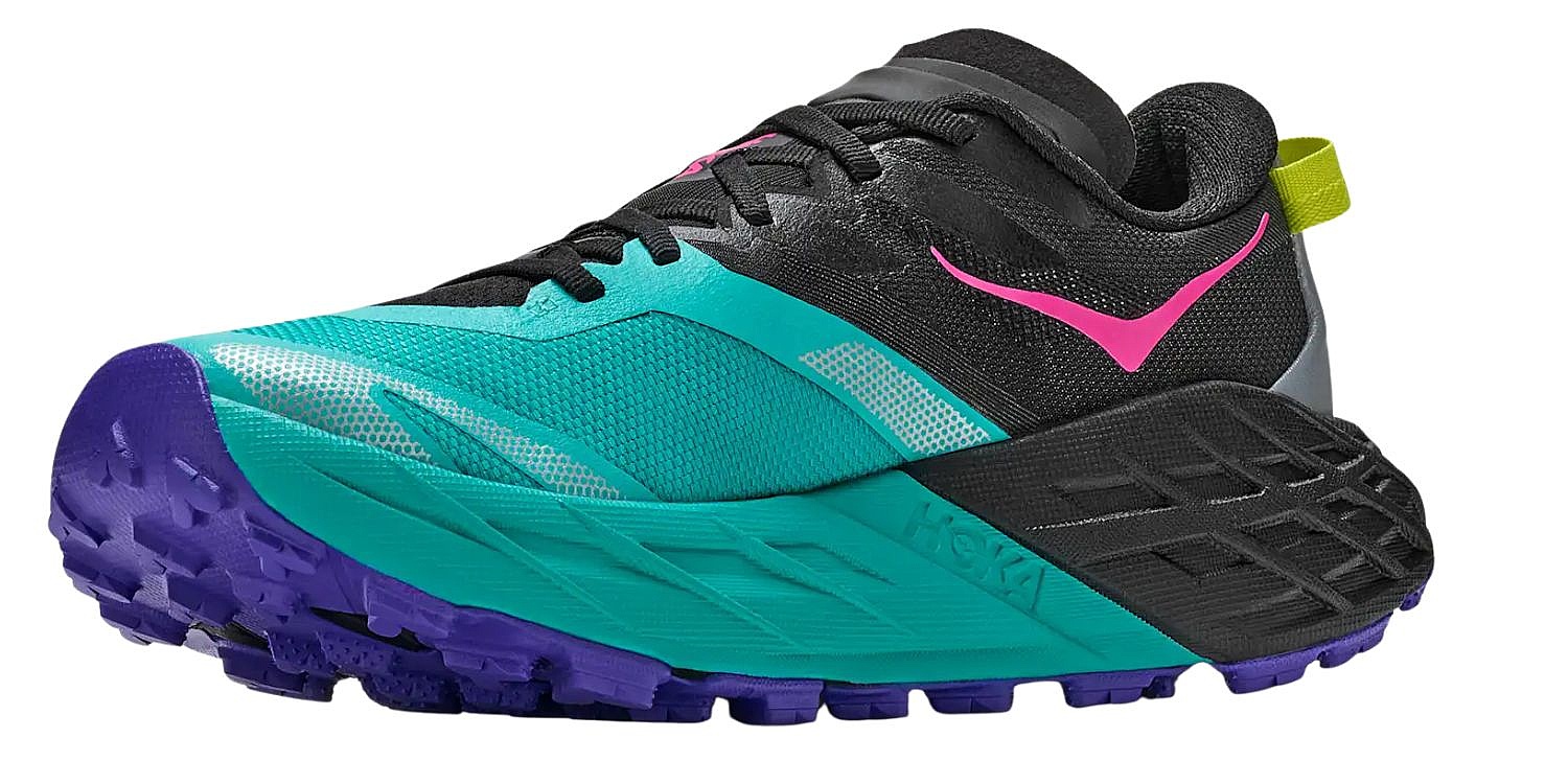 buty Hoka Speedgoat 7 - Black/Electric Aqua - women´s