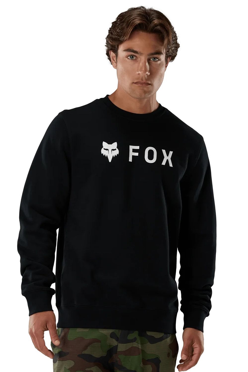 bluza Fox Absolute Fleece Crew - Black - men´s