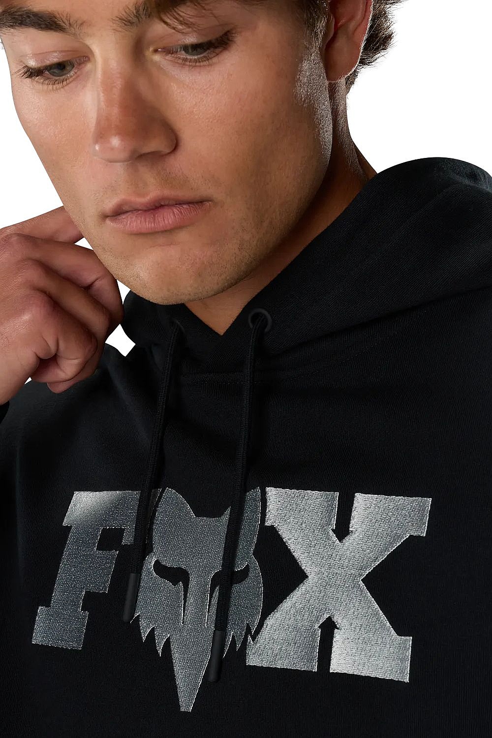 bluza Fox F Head X Fleece Pullover Hoodie - Black - men´s