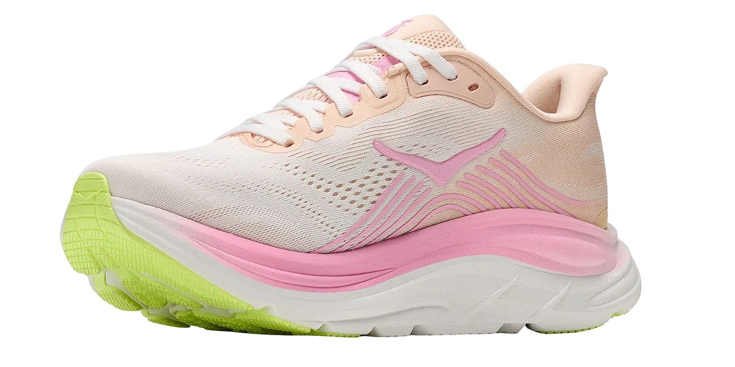 buty Hoka Clifton 11 - Tangerine Glow/White - women´s