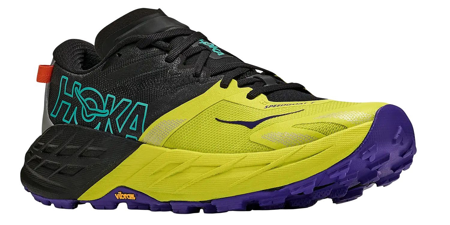 buty Hoka Speedgoat 7 - Black/Hoka Citrus - men´s