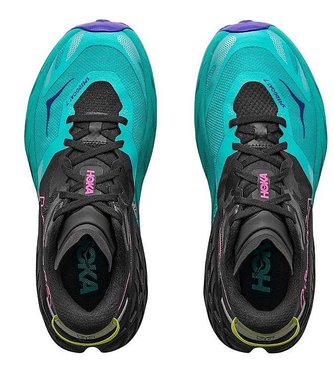 buty Hoka Speedgoat 7 - Black/Electric Aqua - women´s