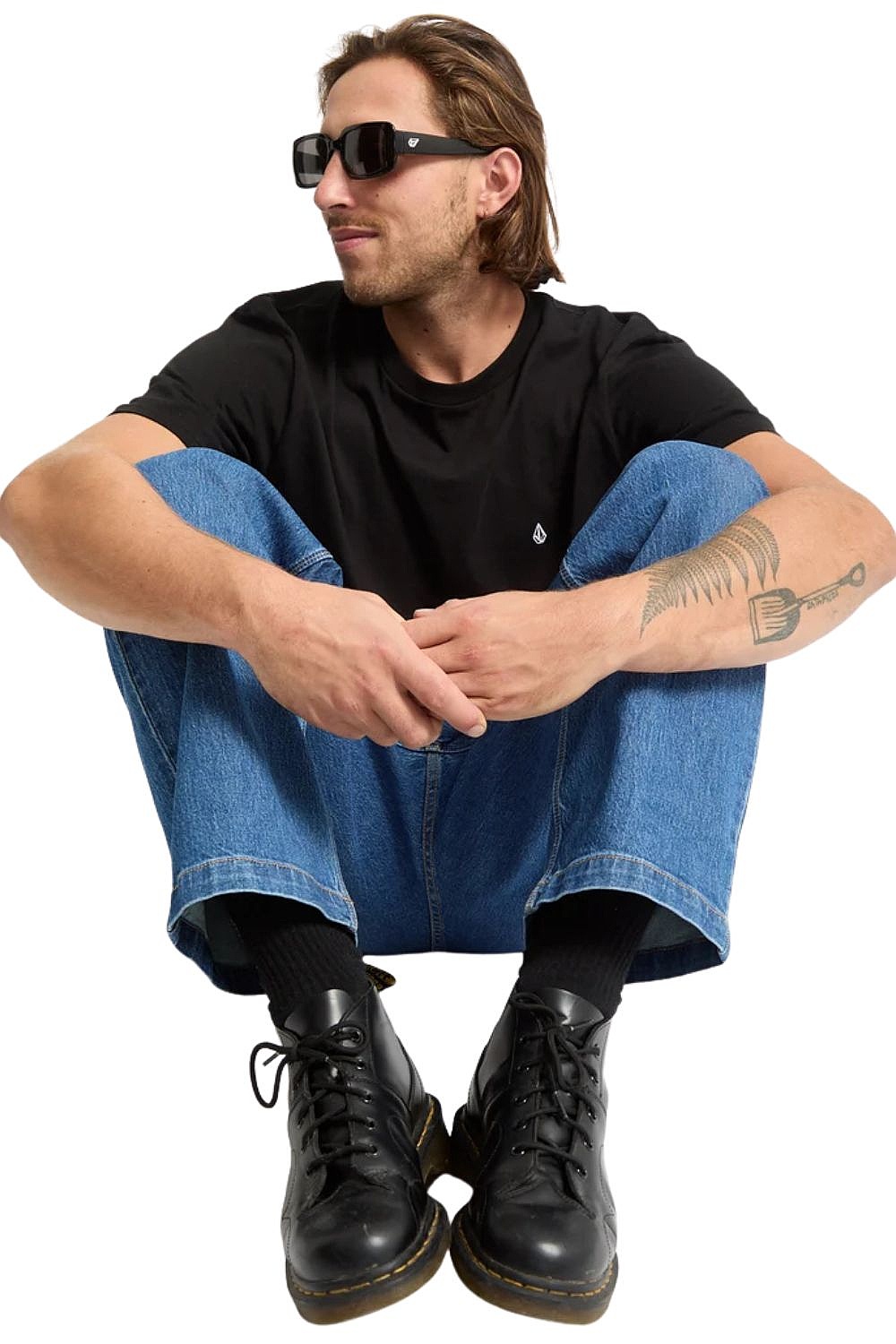 T-shirt Volcom Stone Blanks - Black - men´s