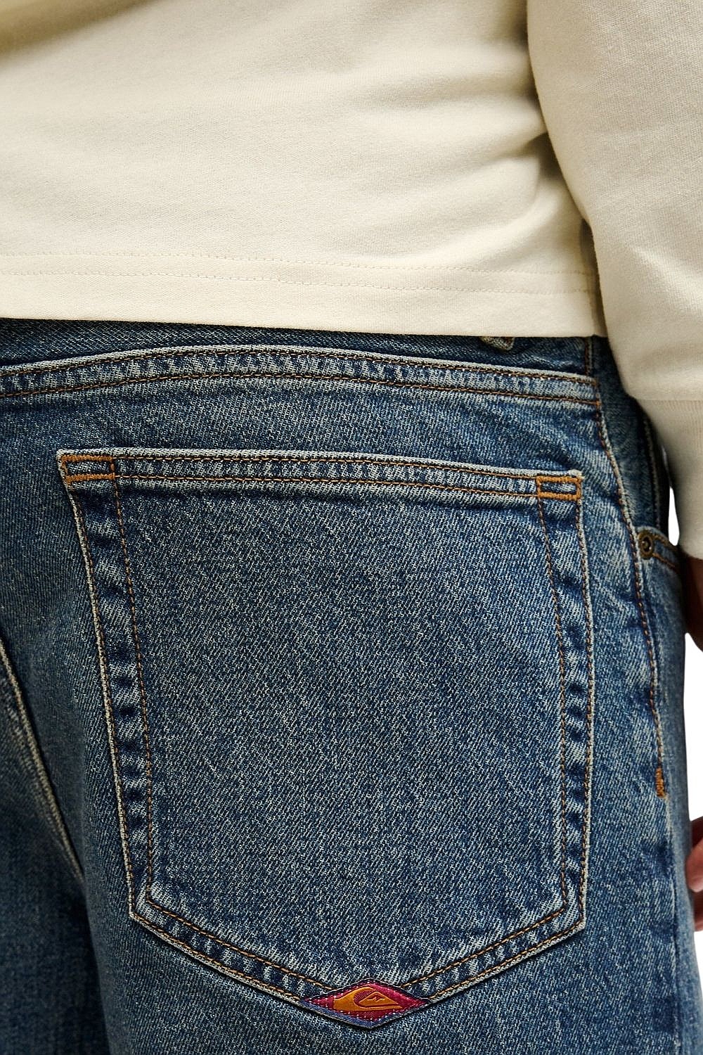 jeans Quiksilver Straight Denim - SZLW/Stone Dirty - men´s