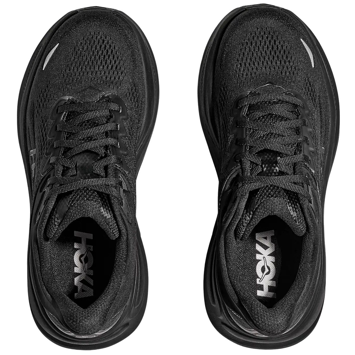 chaussures Hoka Bondi 9 - Black/Black - men´s
