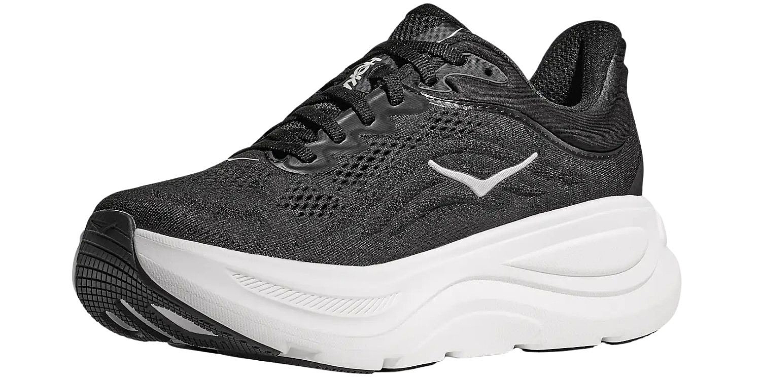 shoes Hoka Bondi 9 - Black/White - men´s