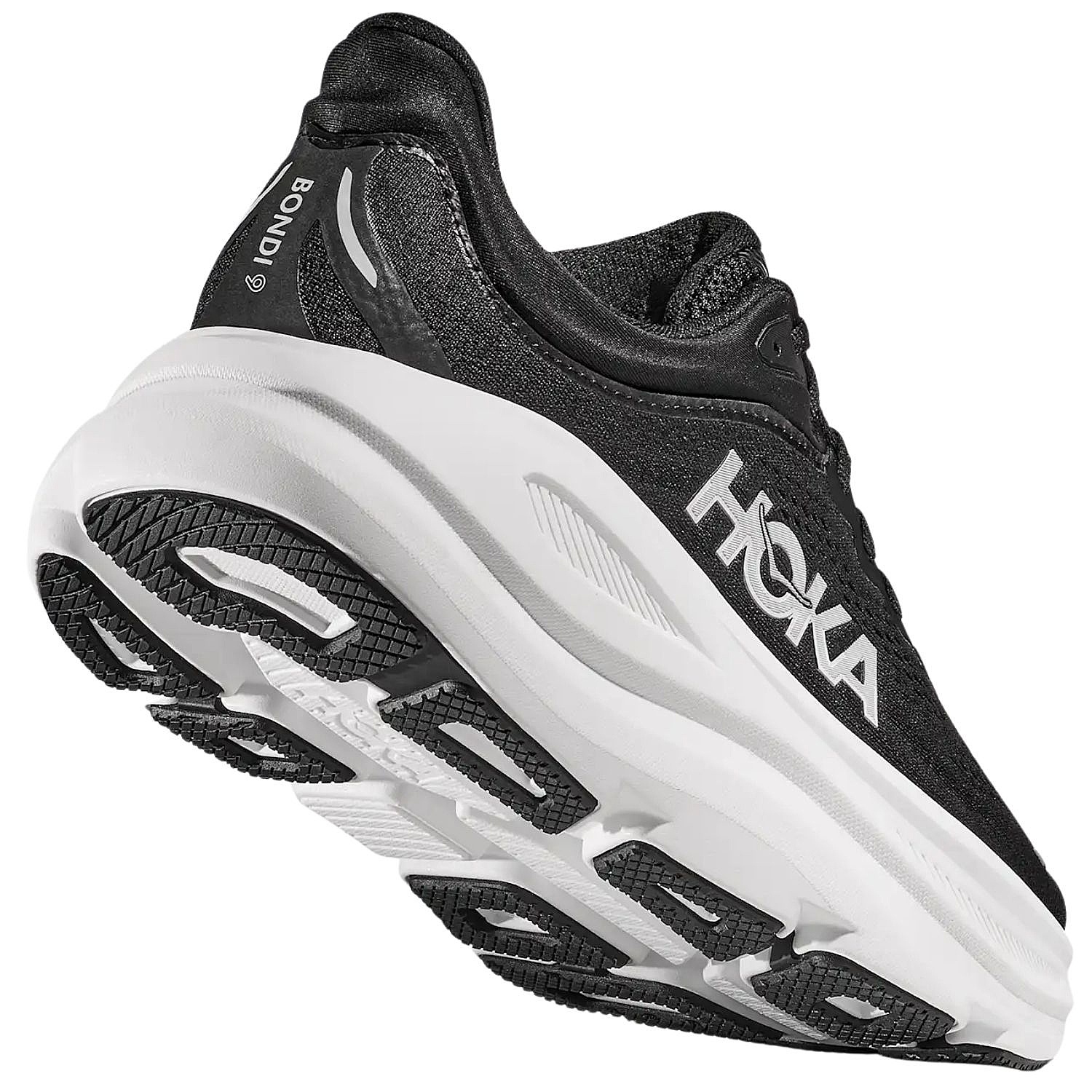 shoes Hoka Bondi 9 - Black/White - men´s