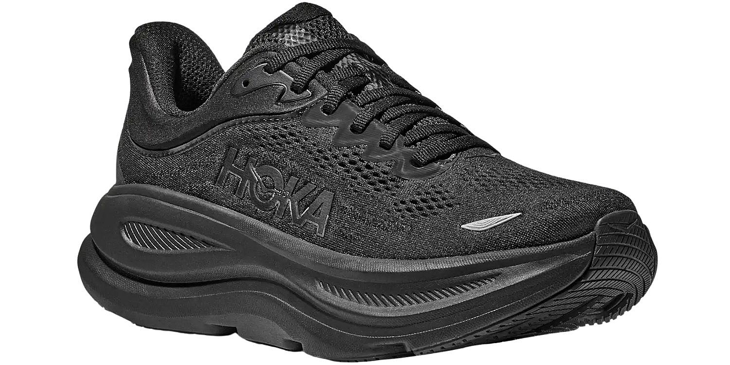chaussures Hoka Bondi 9 - Black/Black - men´s