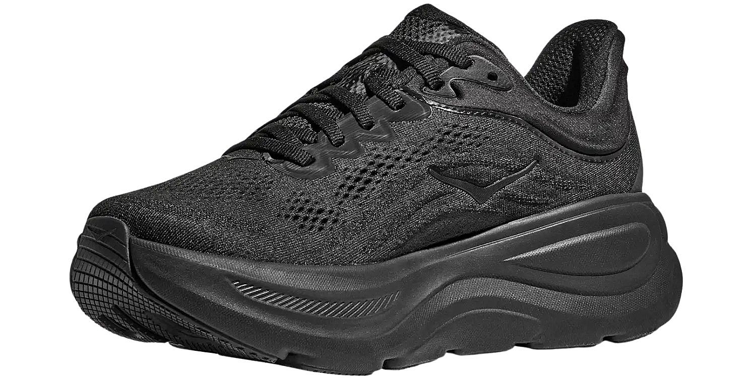 chaussures Hoka Bondi 9 - Black/Black - men´s
