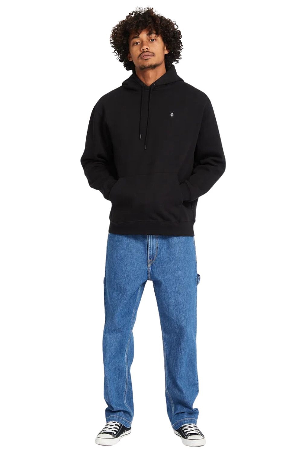 sweat-shirt Volcom Single Stone Pullover - Black - men´s