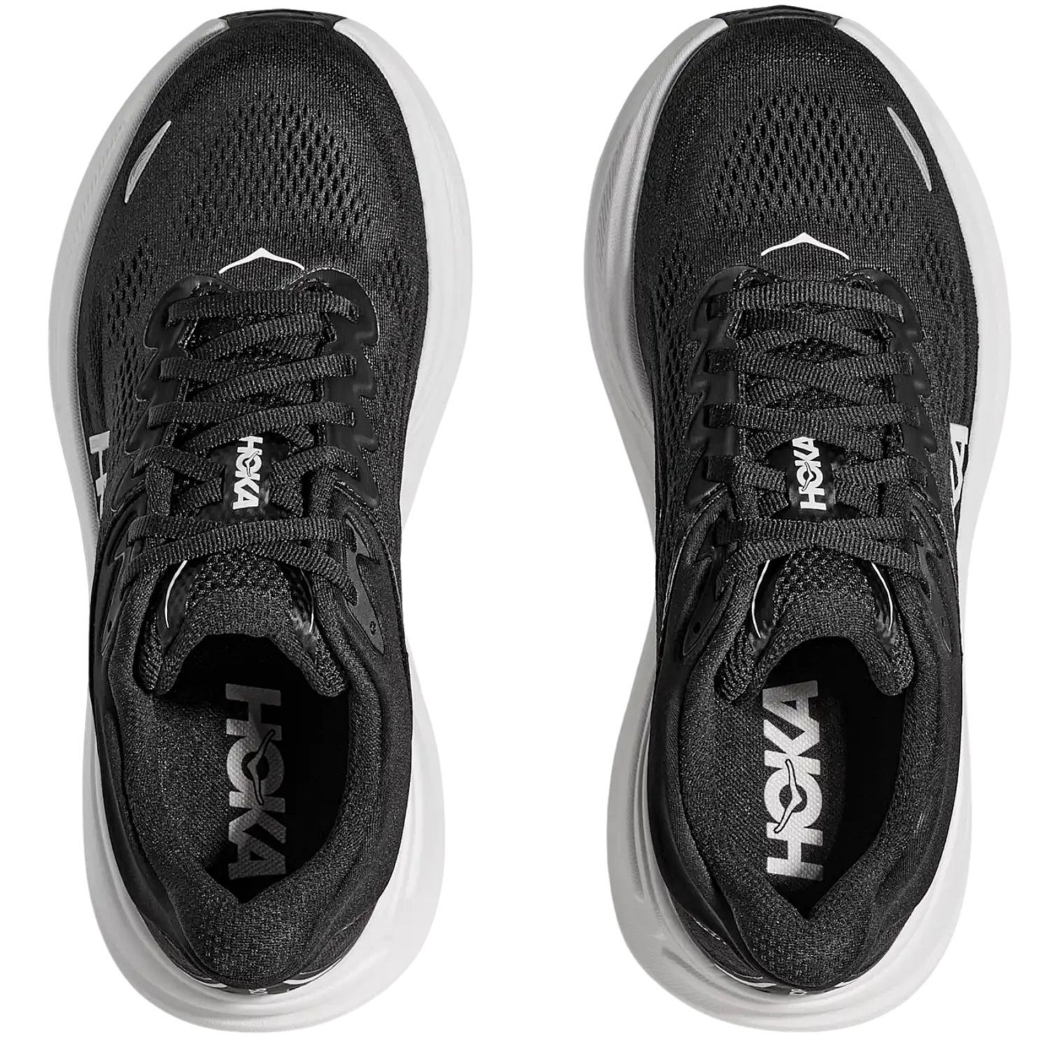 shoes Hoka Bondi 9 - Black/White - men´s