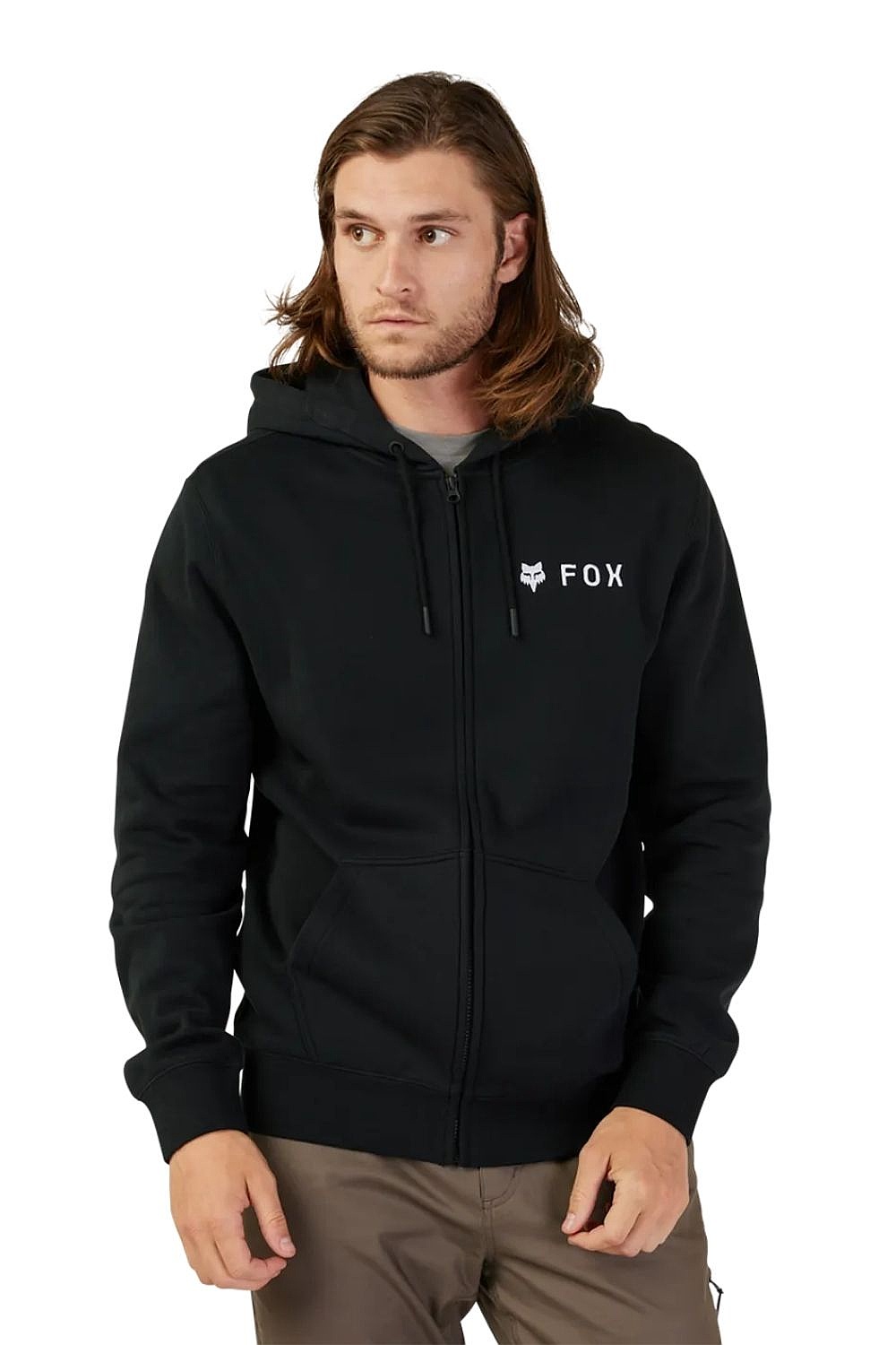 sweat-shirt Fox Absolute Zip - Black - men´s