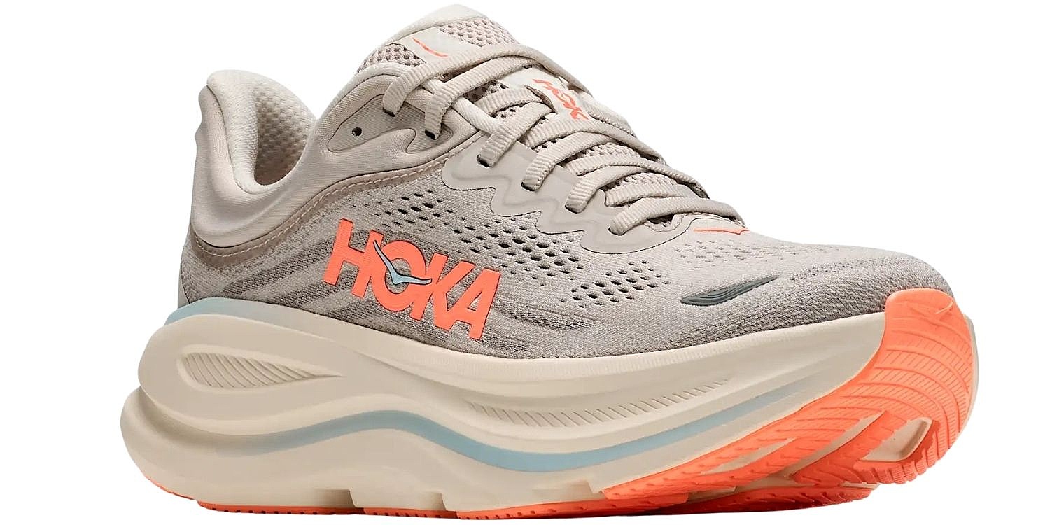 chaussures Hoka Bondi 9 - River Rock Grey/Mineral Ore - women´s