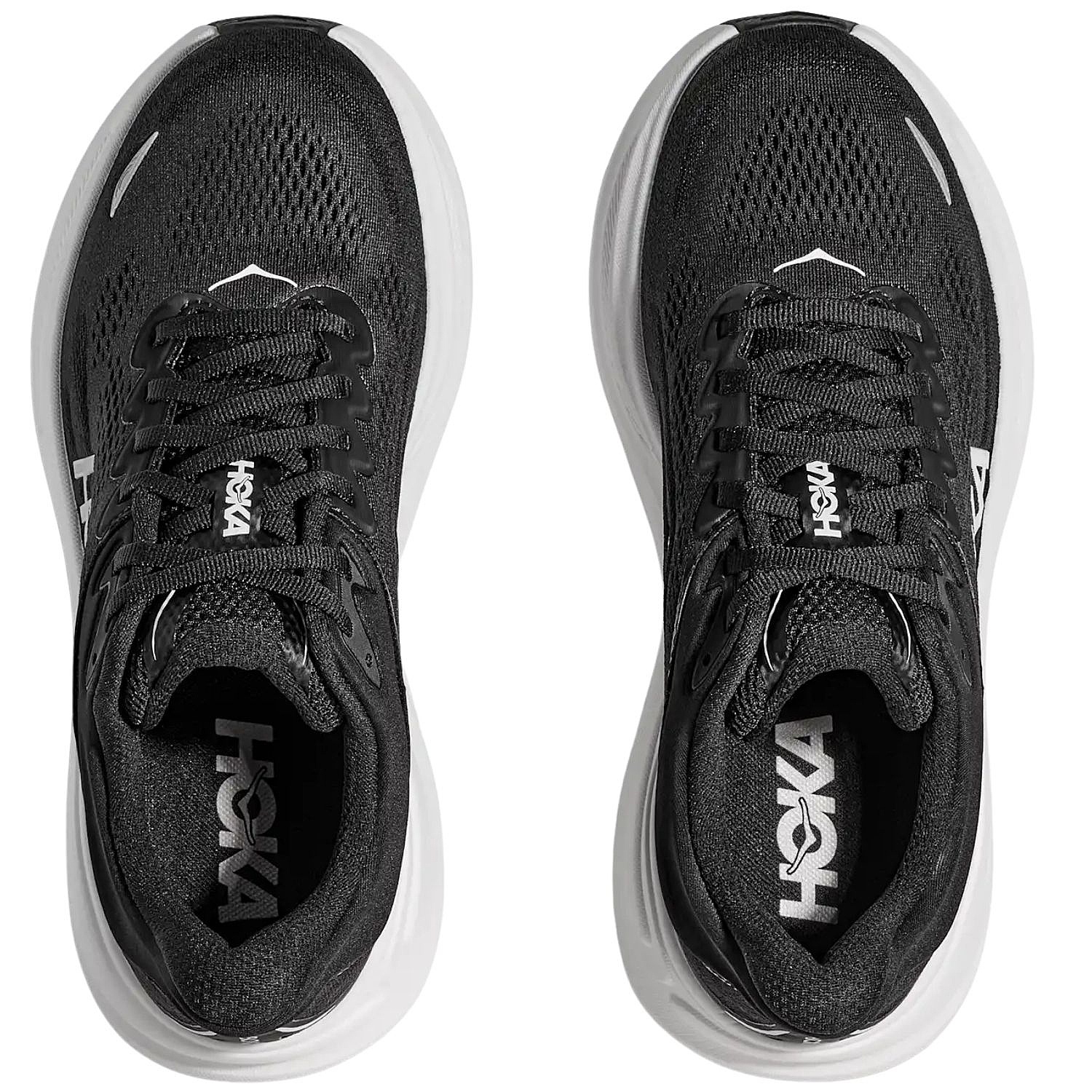 shoes Hoka Bondi 9 - Black/White - women´s