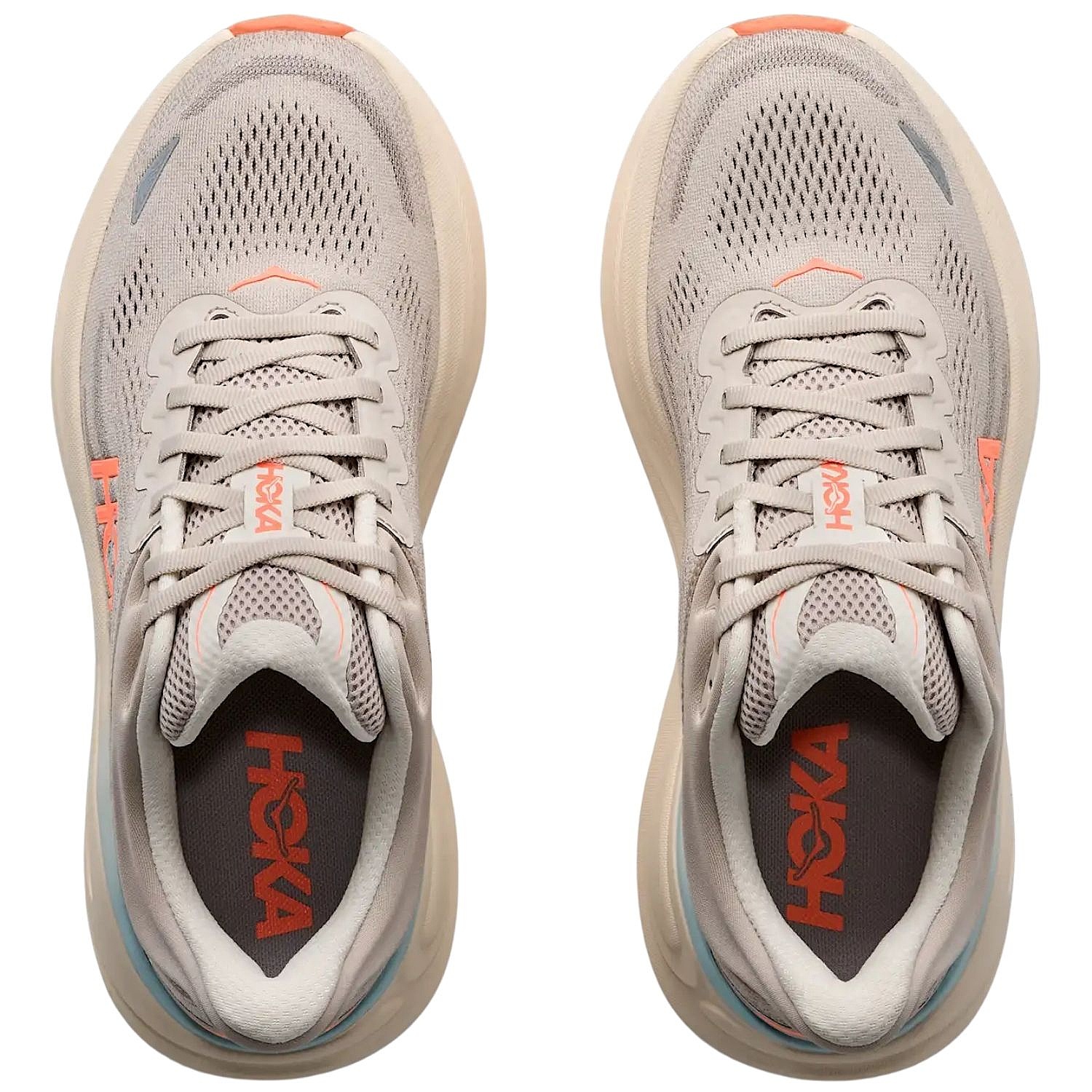 chaussures Hoka Bondi 9 - River Rock Grey/Mineral Ore - women´s