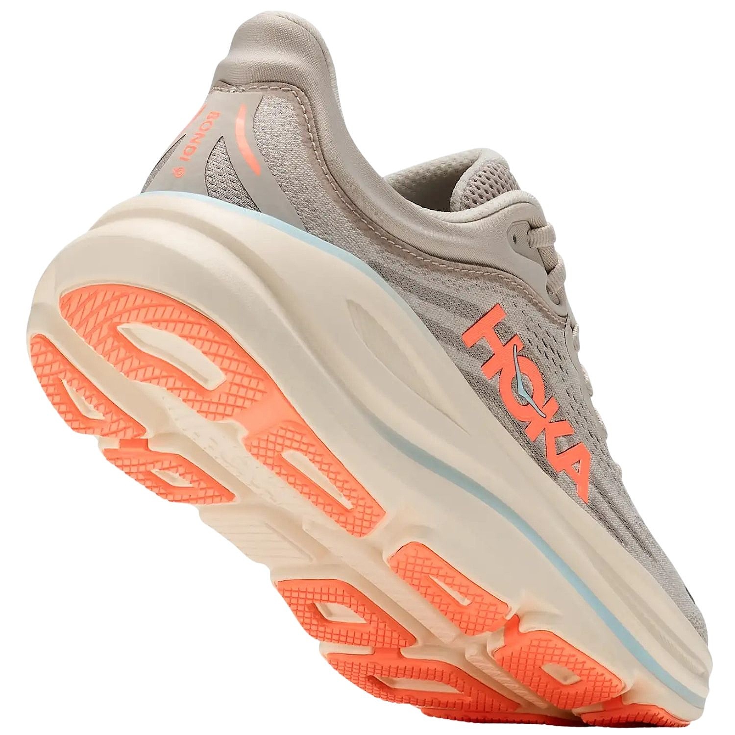 chaussures Hoka Bondi 9 - River Rock Grey/Mineral Ore - women´s