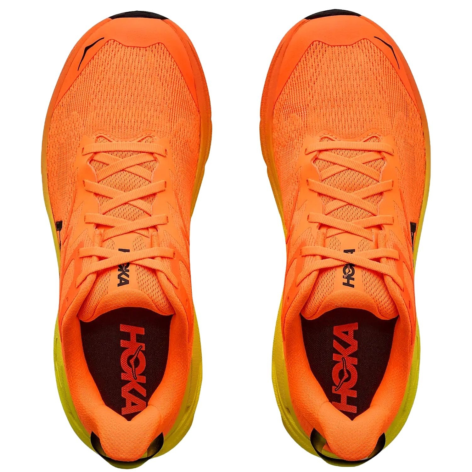 chaussures Hoka Challenger 8 - Neon Tangerine/Hoka Citrus - men´s