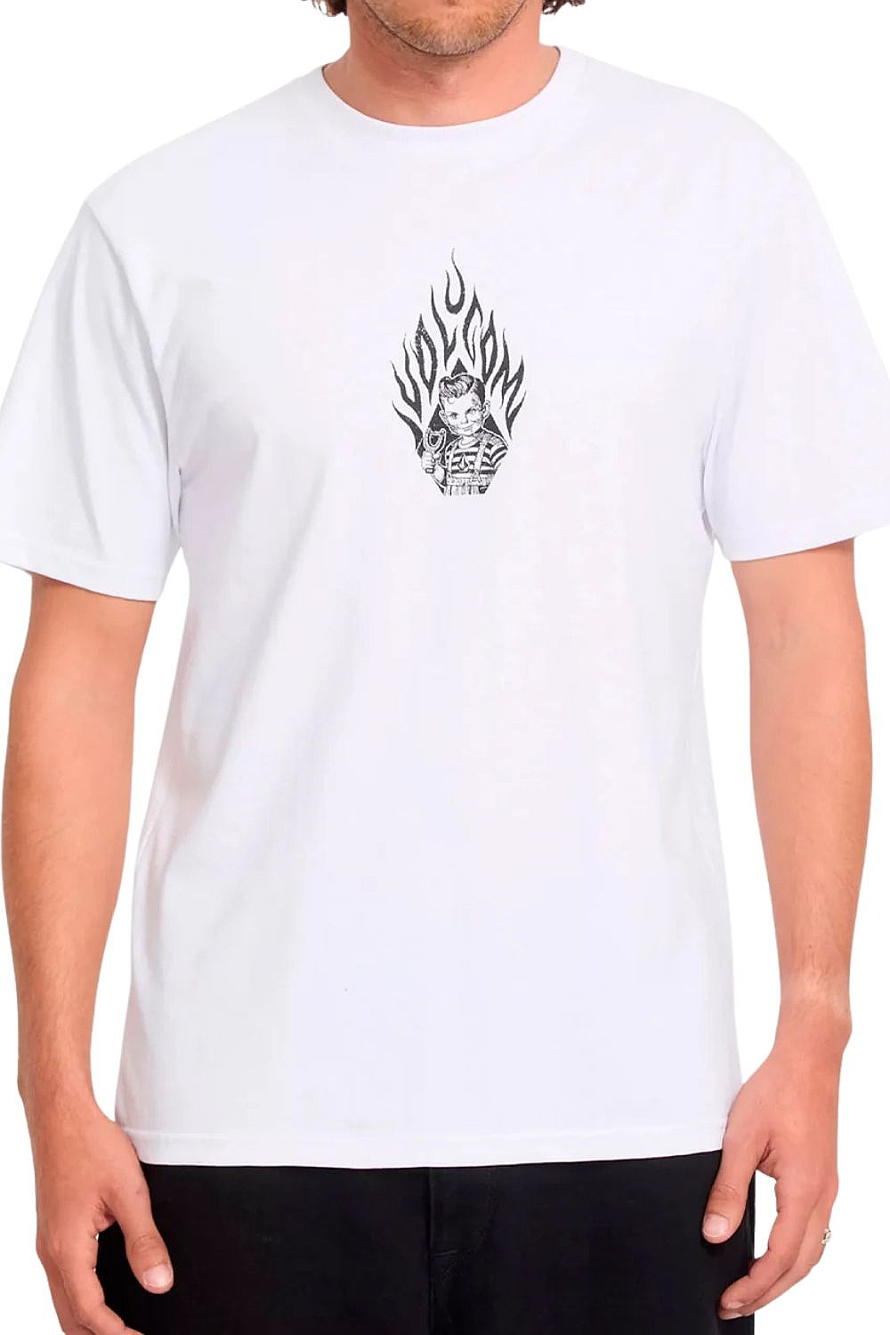 T-shirt Volcom Firecar - White - men´s