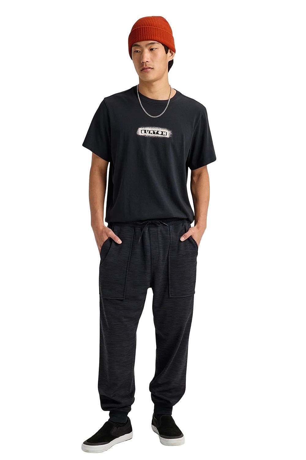 spodnie dresowe Burton Oak - True Black Heather - men´s