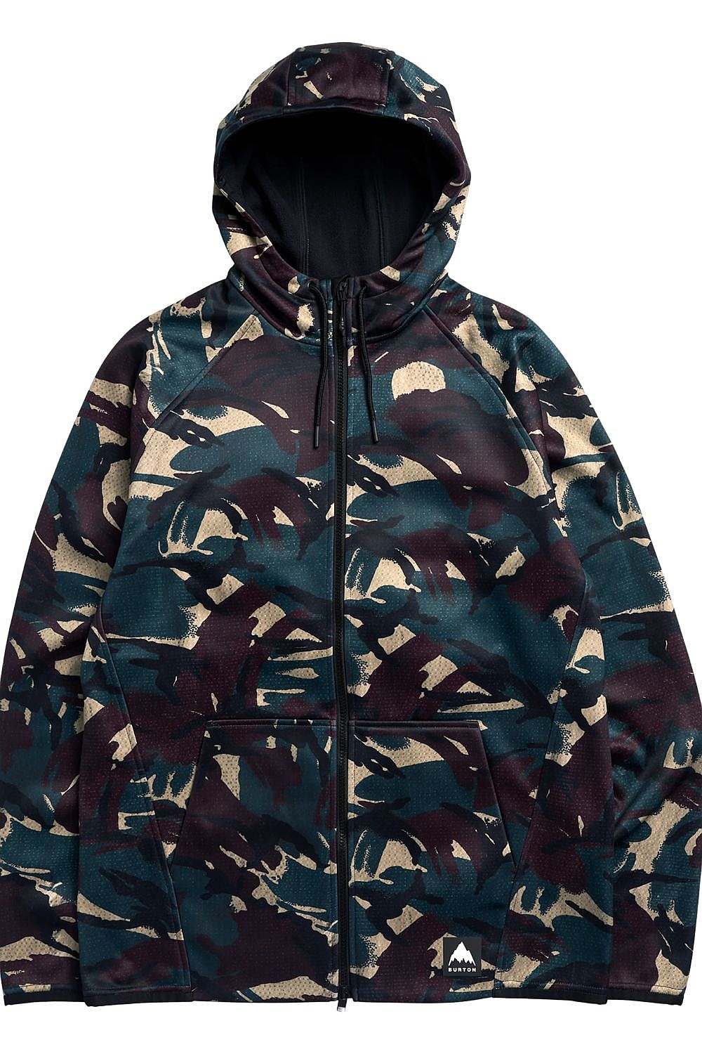 sweat-shirt Burton Crown Weatherproof Fleece Zip - Seersucker Camo - men´s