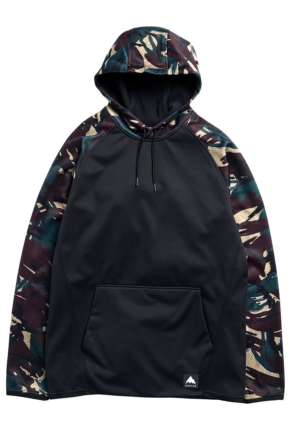 mikina Burton Crown Weatherproof Fleece Pullover - Seersucker/True Black - men´s