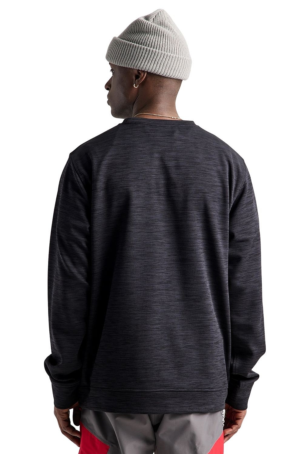 sweatshirt Burton Oak Crew - True Black Heather - men´s