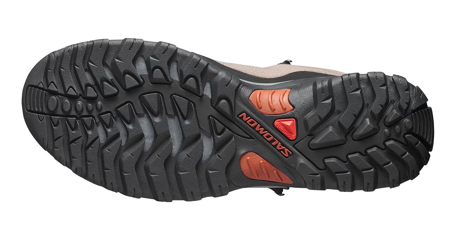 chaussures Salomon Shelter WP - Walnut/Black/Arabian Spice - men´s