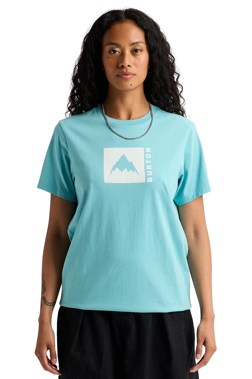 T-shirt Burton Classic Mountain High - Mineral Blue