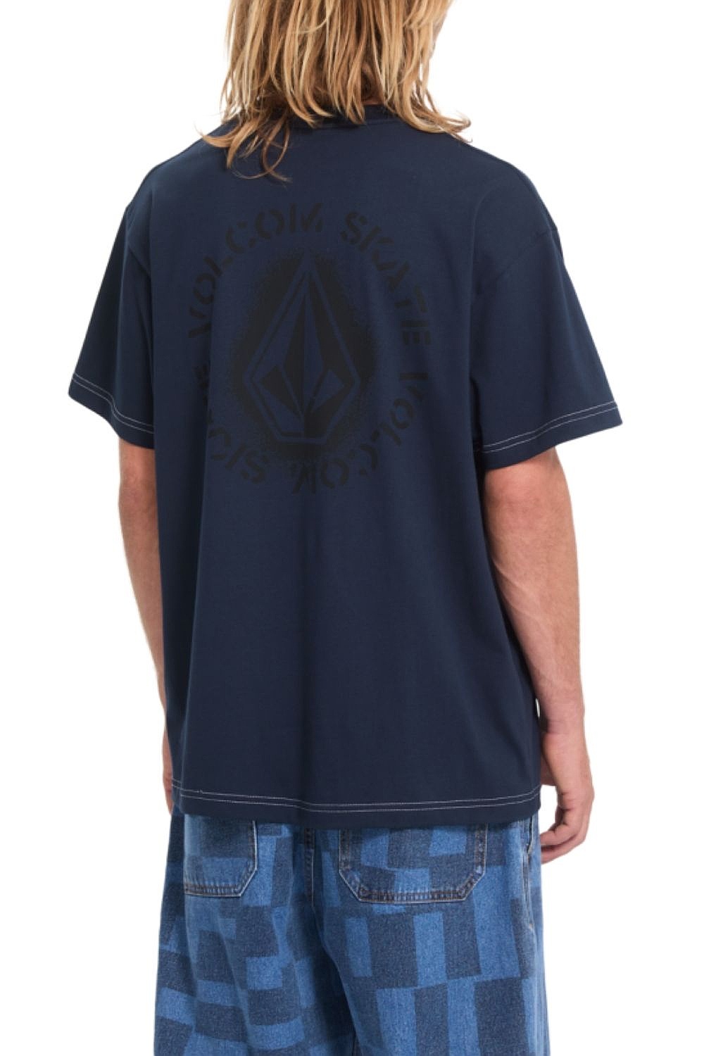 koszulka Volcom Skidder - Marine - men´s