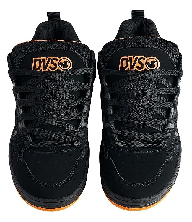 topánky DVS Comanche - Black/Charcoal/Orange/Leather - men´s