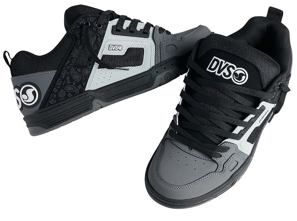 topánky DVS Comanche - Black/Charcoal/Nubuck - men´s