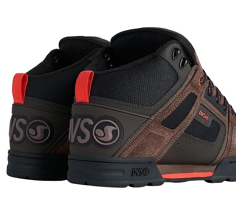 topánky DVS Comanche Boot - Coffee/Black/Orange/Suede - men´s