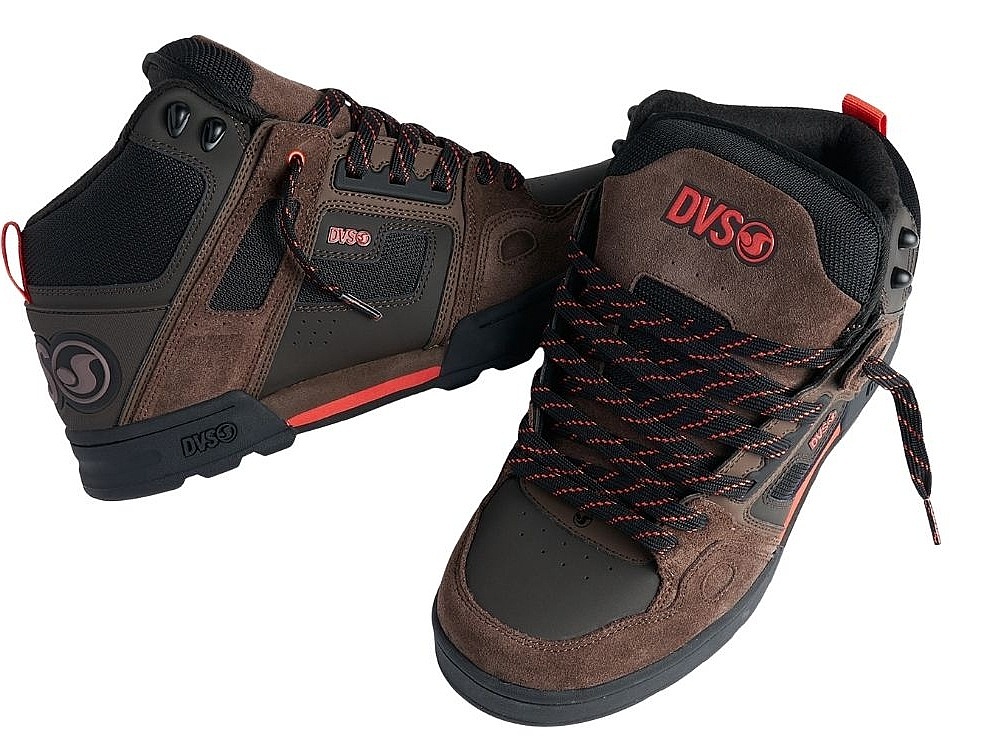 topánky DVS Comanche Boot - Coffee/Black/Orange/Suede - men´s