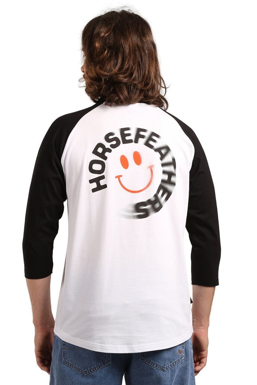T-Shirt Horsefeathers Mocker Raglan - White - men´s