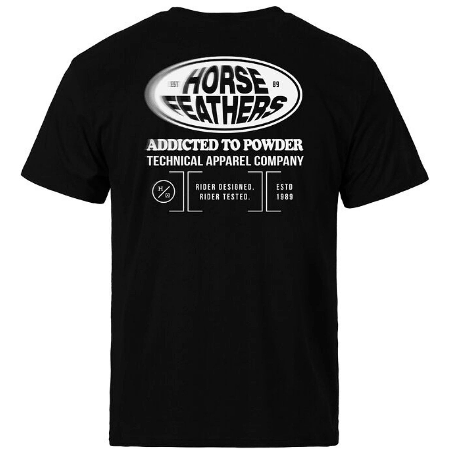T-Shirt Horsefeathers Junky - Black - men´s