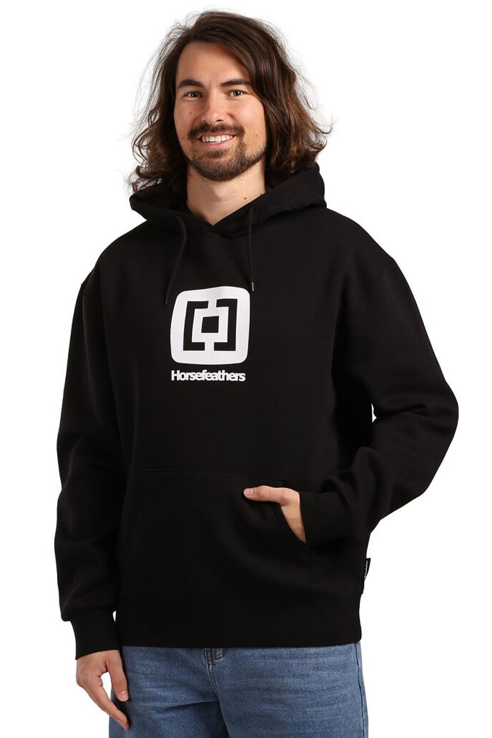 sweatshirt Horsefeathers Fair - Black - men´s