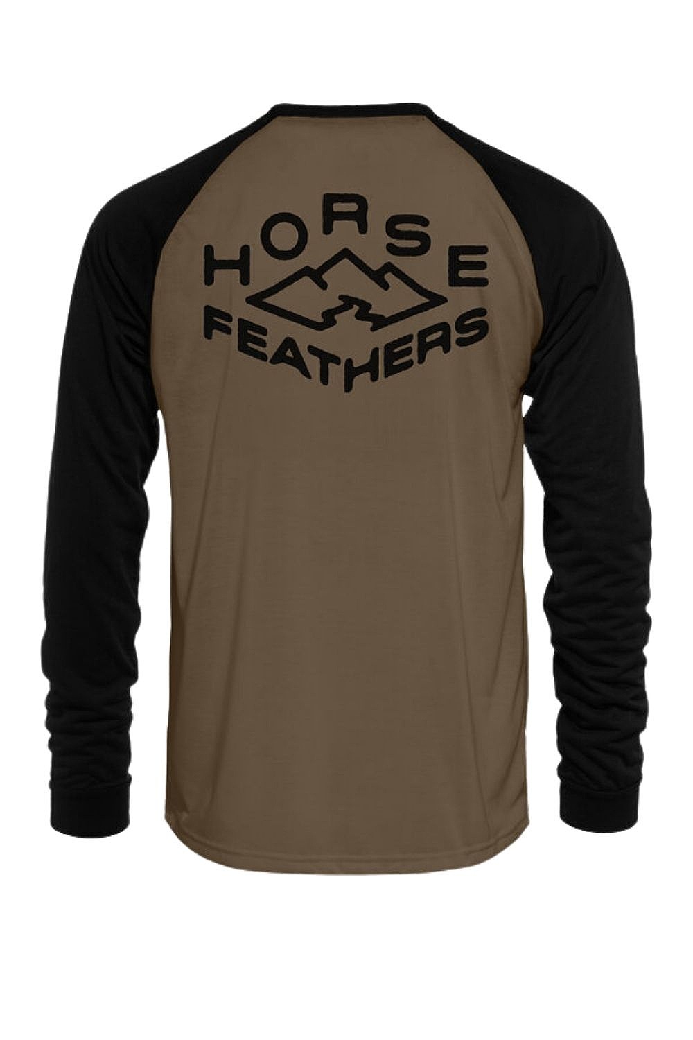 T-Shirt Horsefeathers Shank LS - Fossil - men´s