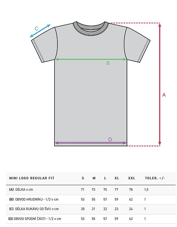 T-Shirt Horsefeathers Mini Logo - Storm - men´s