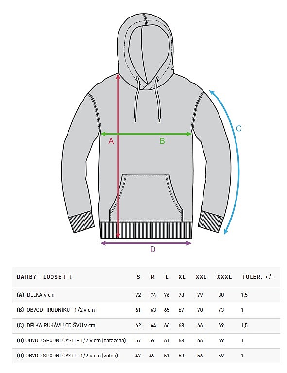 sweatshirt Horsefeathers Darby - Storm - men´s
