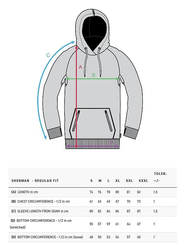 sweatshirt Horsefeathers Sherman - Storm - men´s