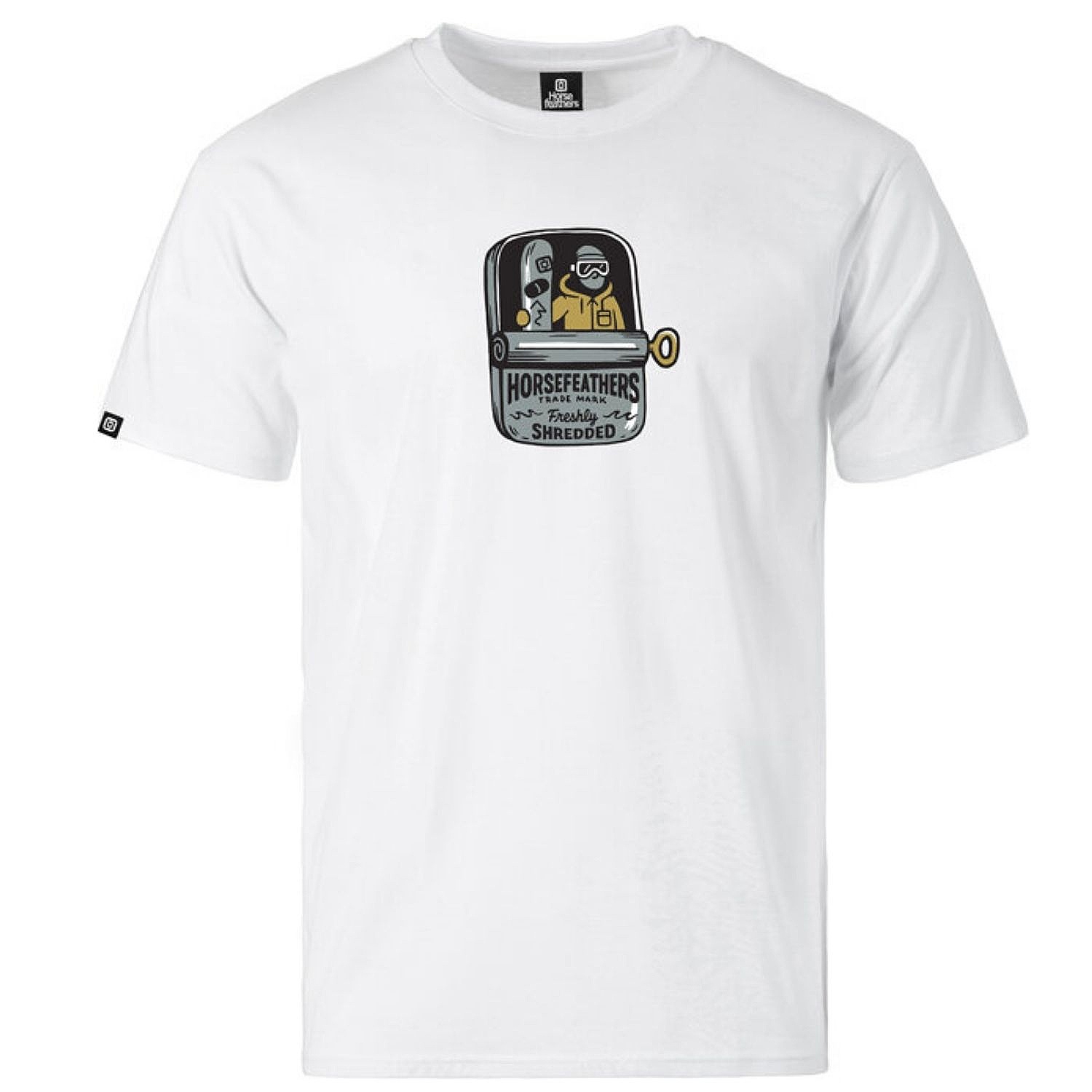 T-Shirt Horsefeathers Canned - White - men´s