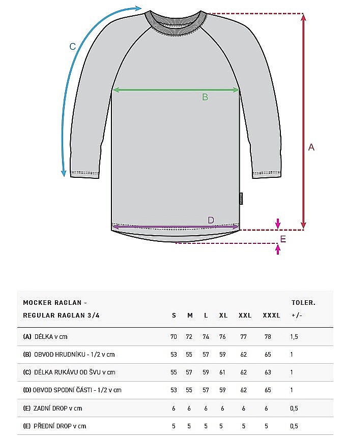 T-Shirt Horsefeathers Mocker Raglan - Storm - men´s